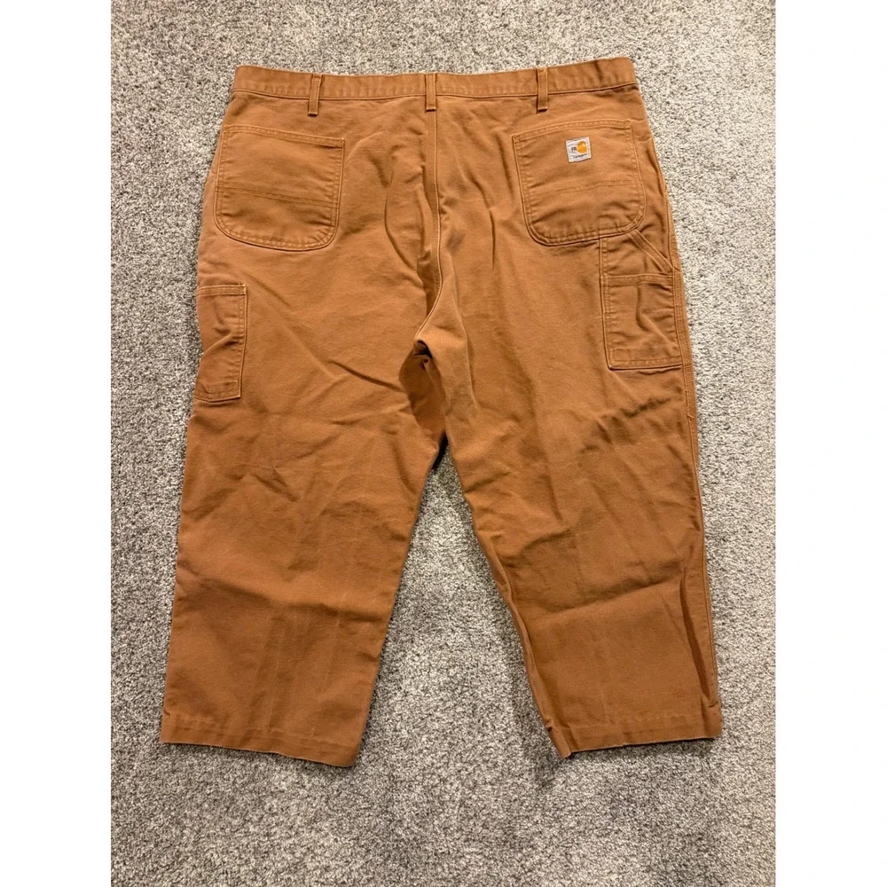 Carhartt‎ Flame Resistant Pants Mens 46X26* FRB229 BRN Work Pants Brown Cotton *